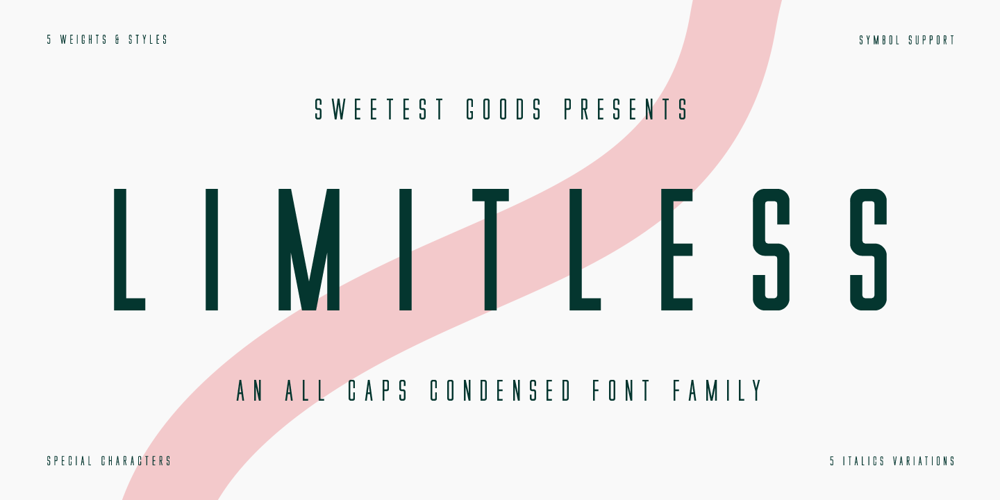 Limitless Extra Bold Font preview